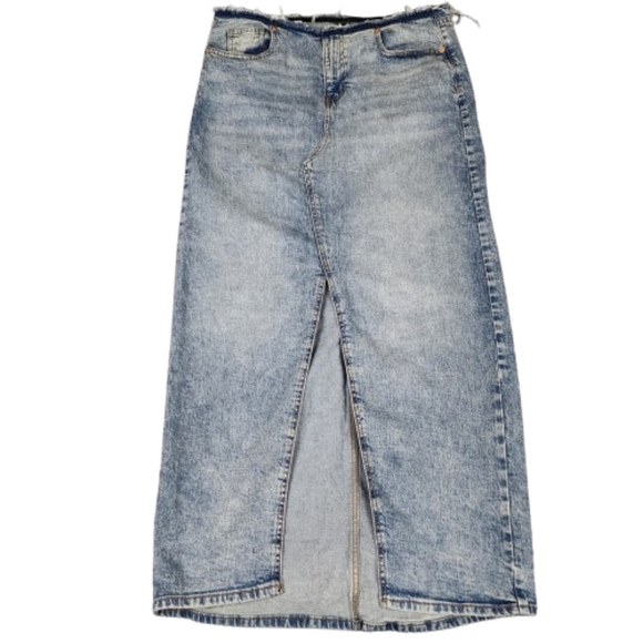 Wild Fable Blue Vintage-Inspired Straight Jean Skirt Womens 10 - Picture 1 of 9